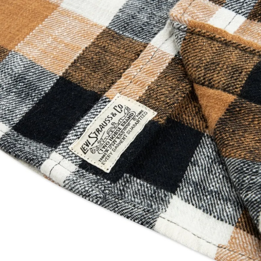 Camisas manga corta Levis kids Lvb Buffalo Check Flannel Shir