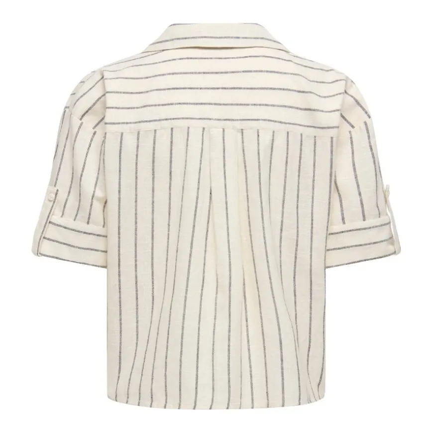 Camisas manga corta Only Onltizana Stripe S S Shirt Wvn Noos
