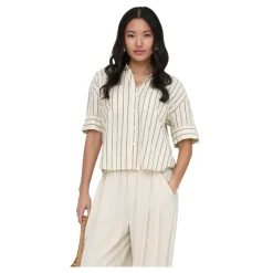 Camisas manga corta Only Onltizana Stripe S S Shirt Wvn Noos