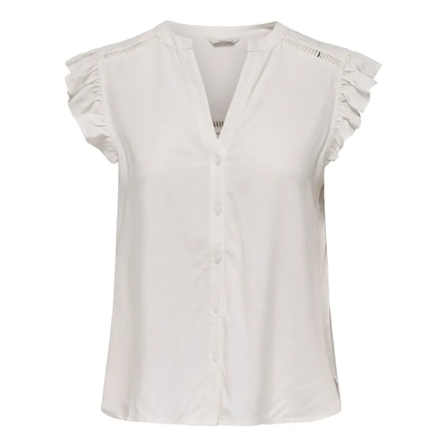 Camisas manga corta Only Onlrosella Life Capsleeve Shirt Wvn Noos