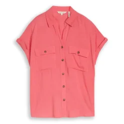 Camisas manga corta Tom tailor Blouse Solid With Pockets