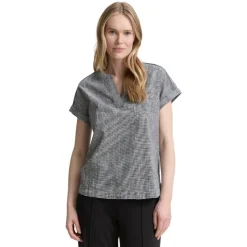 Camisas manga corta Tom tailor Blouse Shortsleeve With Slub Structure