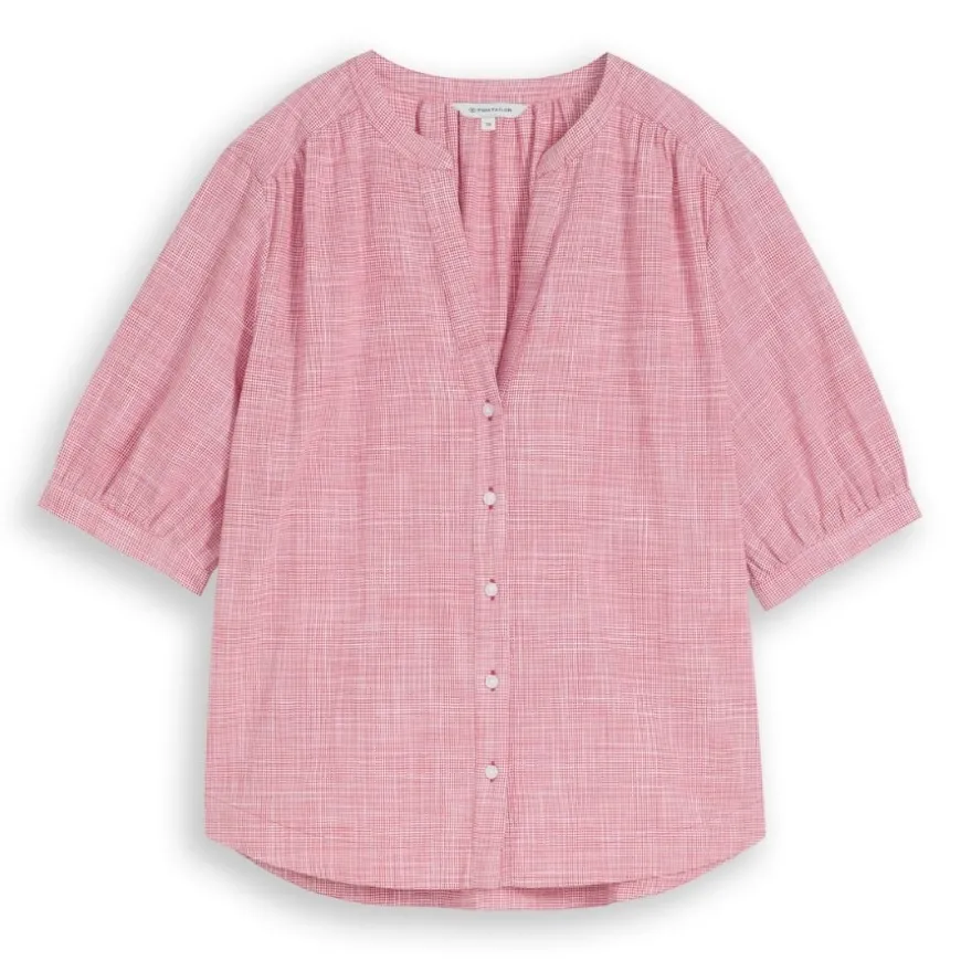 Camisas manga corta Tom tailor Blouse Shortsleeves Slub Structure