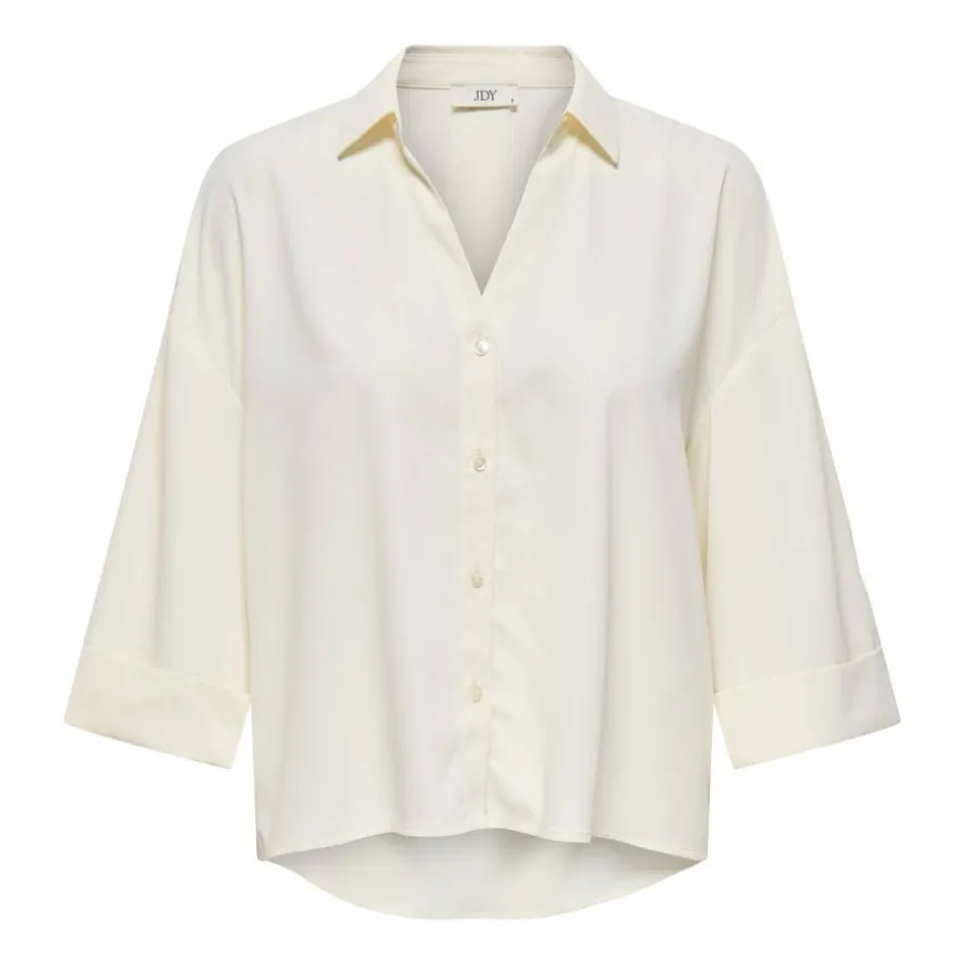 Camisas manga larga Jdy Jdynana 3 4 Loose V-Neck Shirt Wvn Dia