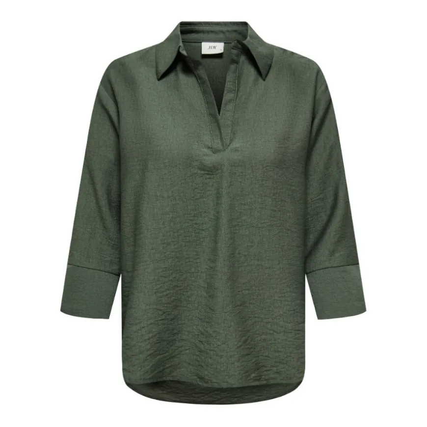 Camisas manga larga Jdy Jdypepper 3 4 V-Neck Collar Top Wvn Dia