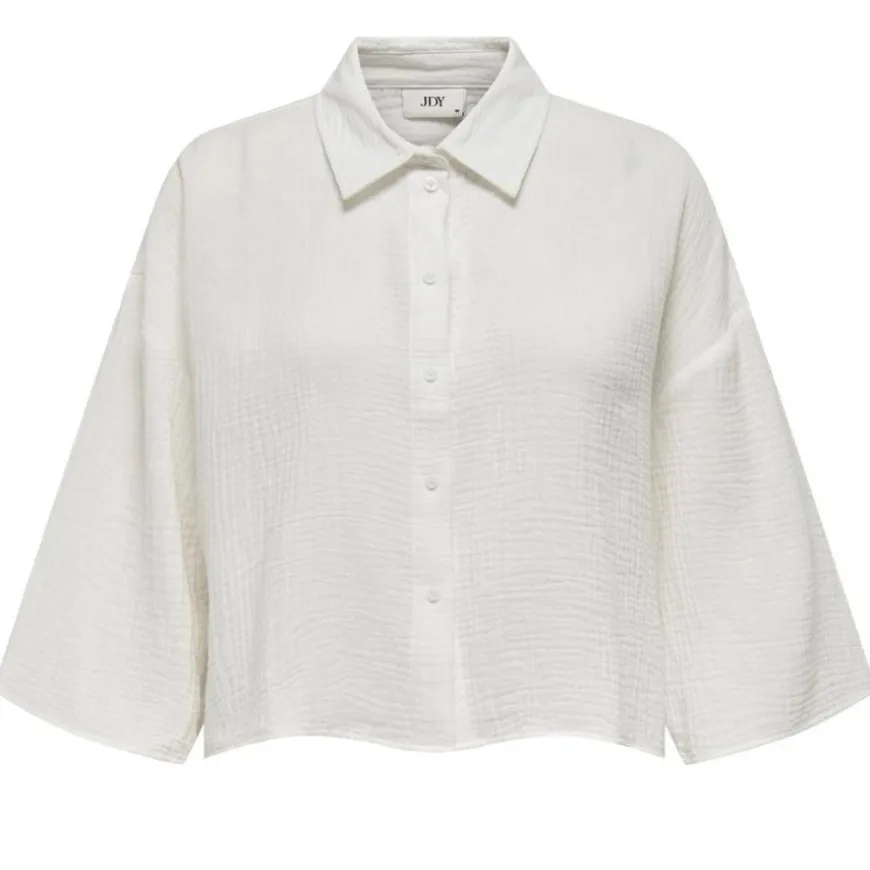 Camisas manga larga Jdy Jdytheis Life 3 4 Crop Shirt Wvn Noos