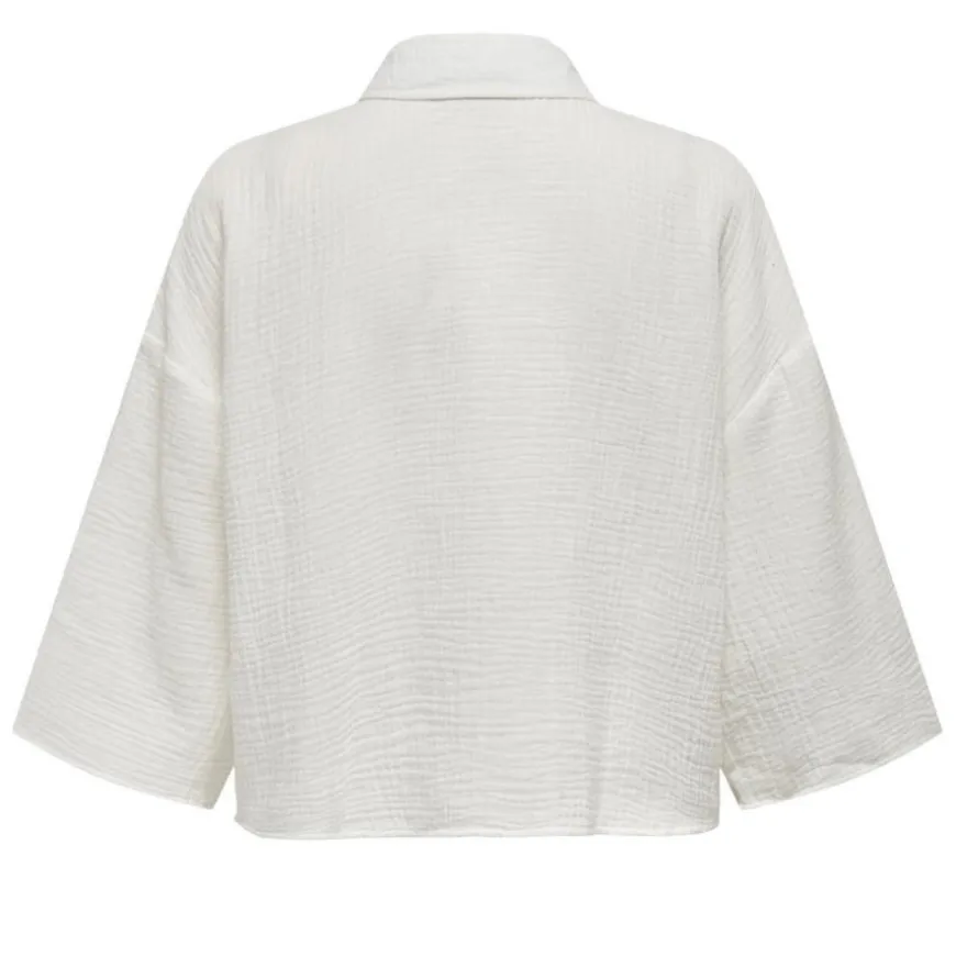 Camisas manga larga Jdy Jdytheis Life 3 4 Crop Shirt Wvn Noos
