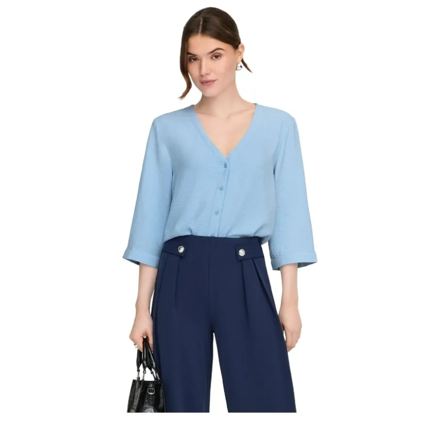 Camisas manga larga Jdy Jdylion Life Capote 3 4 Shirt Wvn Noos