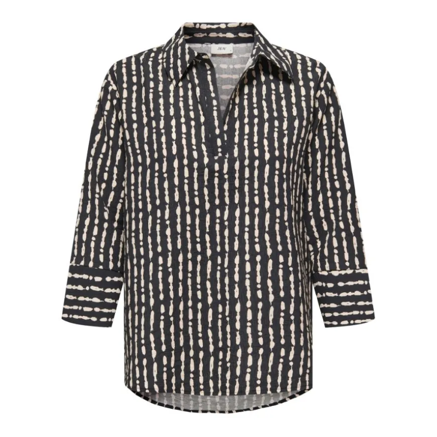 Camisas manga larga Jdy Jdypepper 3 4 V-Neck Collar Top Wvn Dia