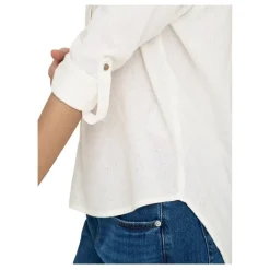 Camisas manga larga Only Onlgoa 3 4 Strap Linen Bl Shirt Cc Pnt