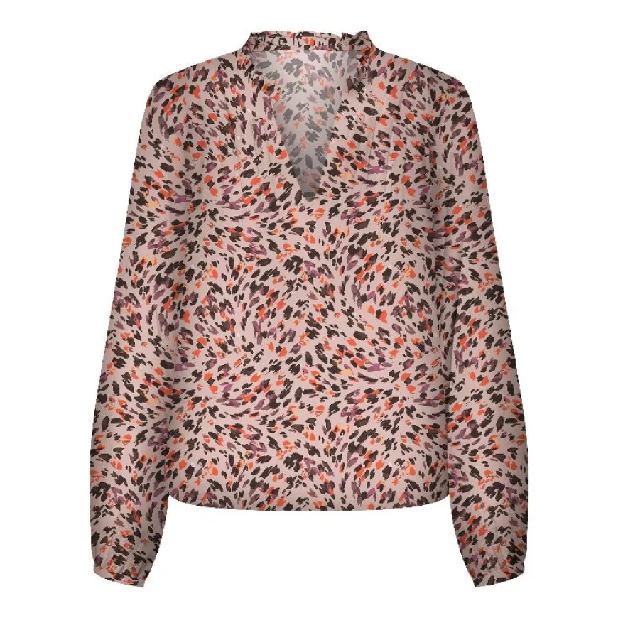 Camisas manga larga Only Onladele Life L S V-Neck Top Ptm