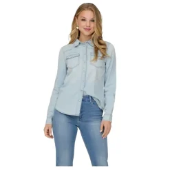 Camisas manga larga Only Onlalexa L S Dnm Shirt Ana Noos