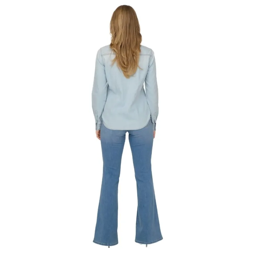Camisas manga larga Only Onlalexa L S Dnm Shirt Ana Noos