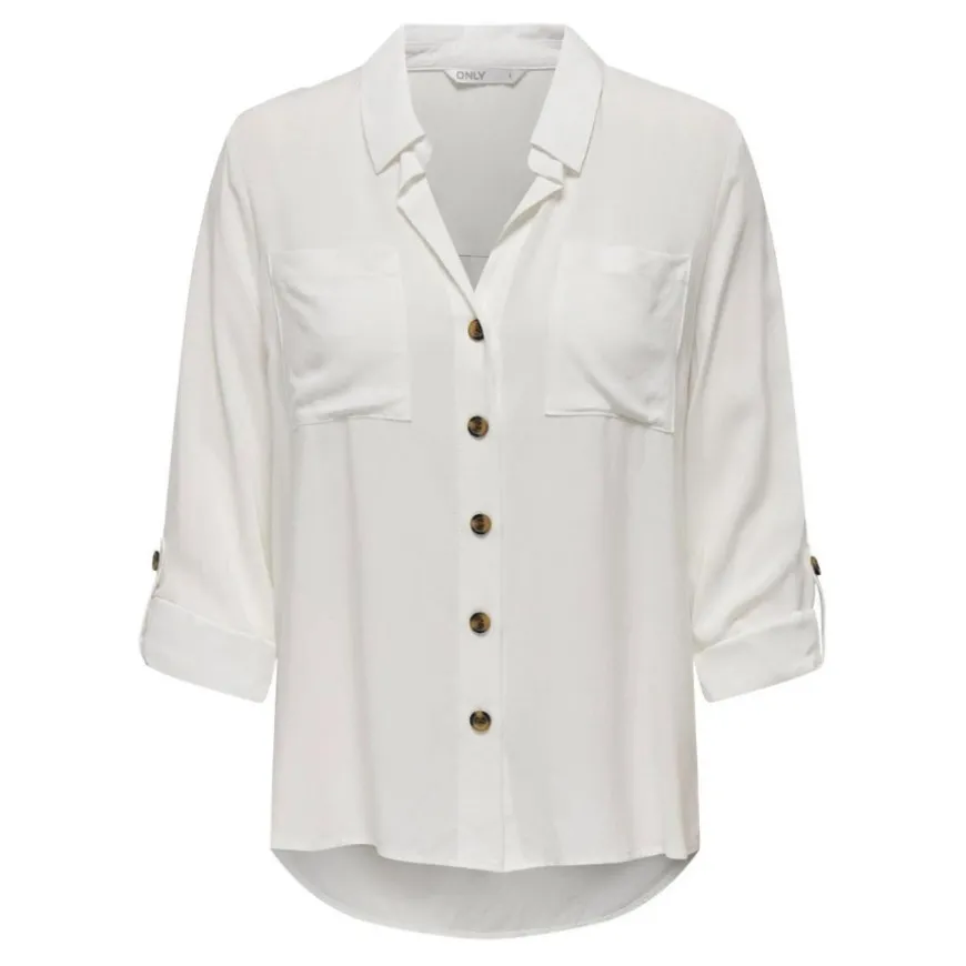 Camisas manga larga Only Onlyasmin Shirt L/S Wvn Noos