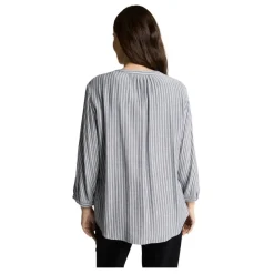 Camisas manga larga Tom tailor Blouse Feminine With Dobby Stripe