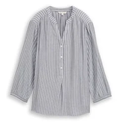 Camisas manga larga Tom tailor Blouse Feminine With Dobby Stripe