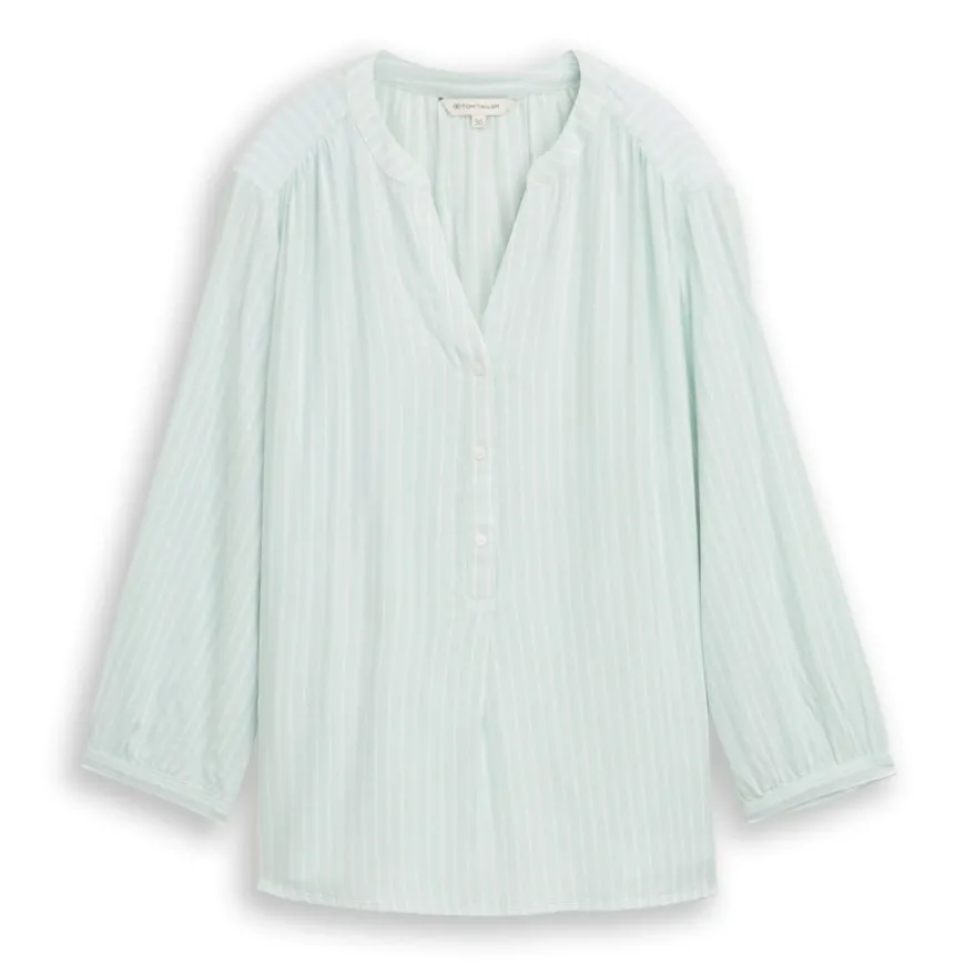 Camisas manga larga Tom tailor Blouse Feminine With Dobby Stripe