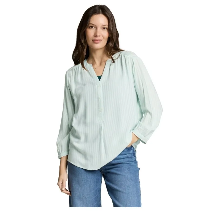 Camisas manga larga Tom tailor Blouse Feminine With Dobby Stripe