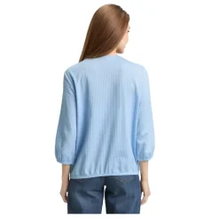Camisas manga larga Tom tailor T-Shirt Striped Blouse With String