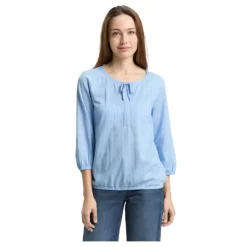 Camisas manga larga Tom tailor T-Shirt Striped Blouse With String