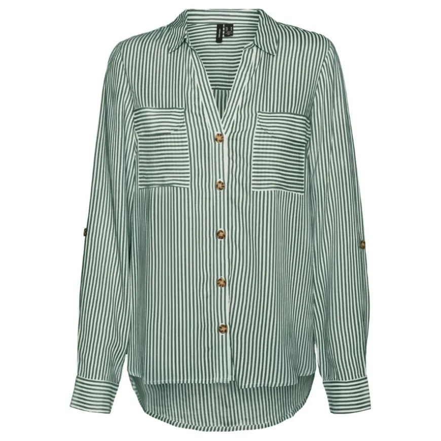 Camisas manga larga Vero moda Vmbumpy L S Shirt New Wvn Ga Noos