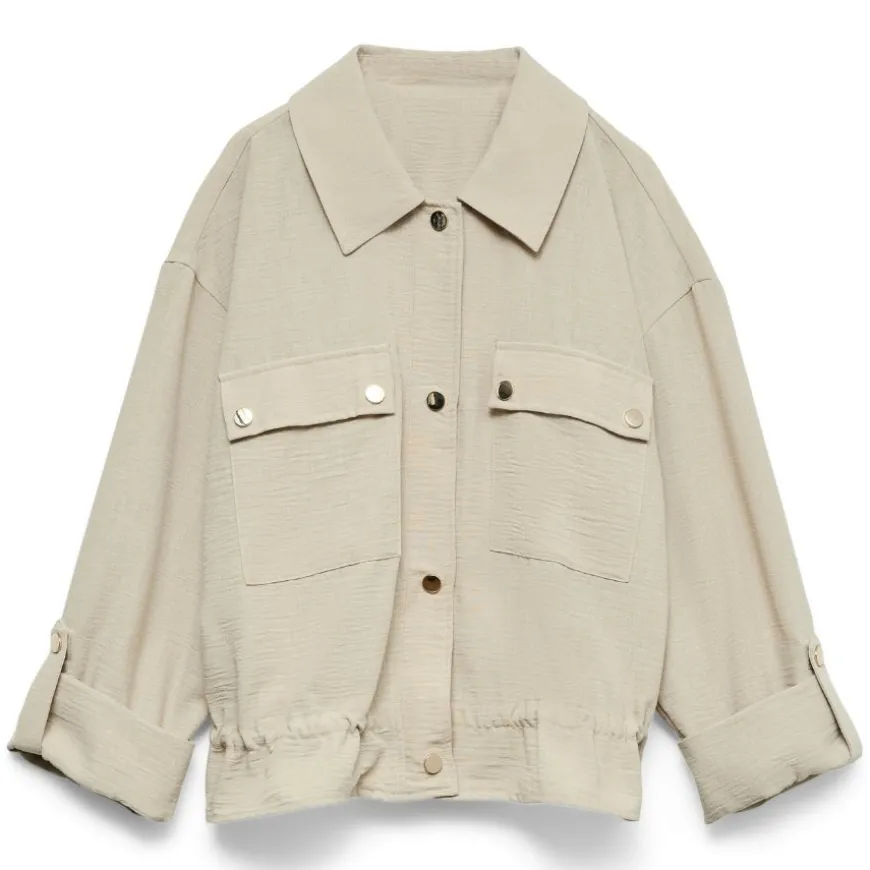 Camisas manga larga Vero moda Vmkinessa Ls Overshirt Wvn Btq