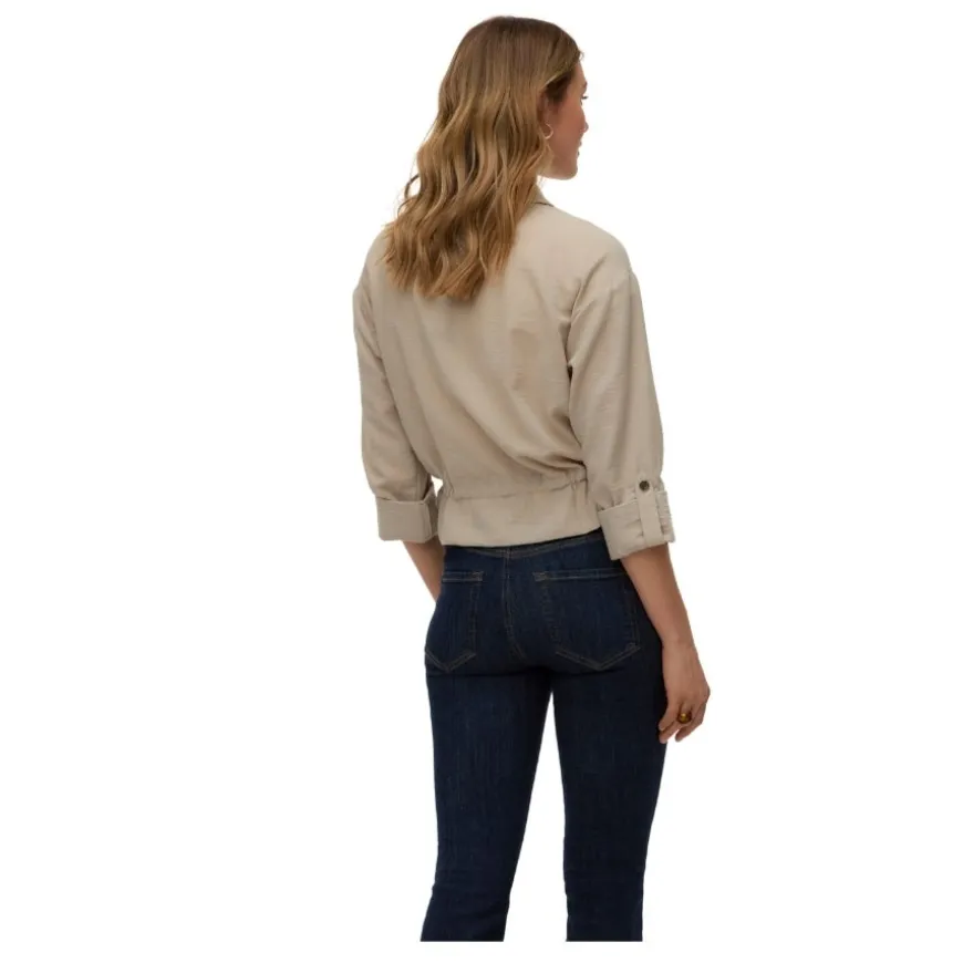 Camisas manga larga Vero moda Vmkinessa Ls Overshirt Wvn Btq
