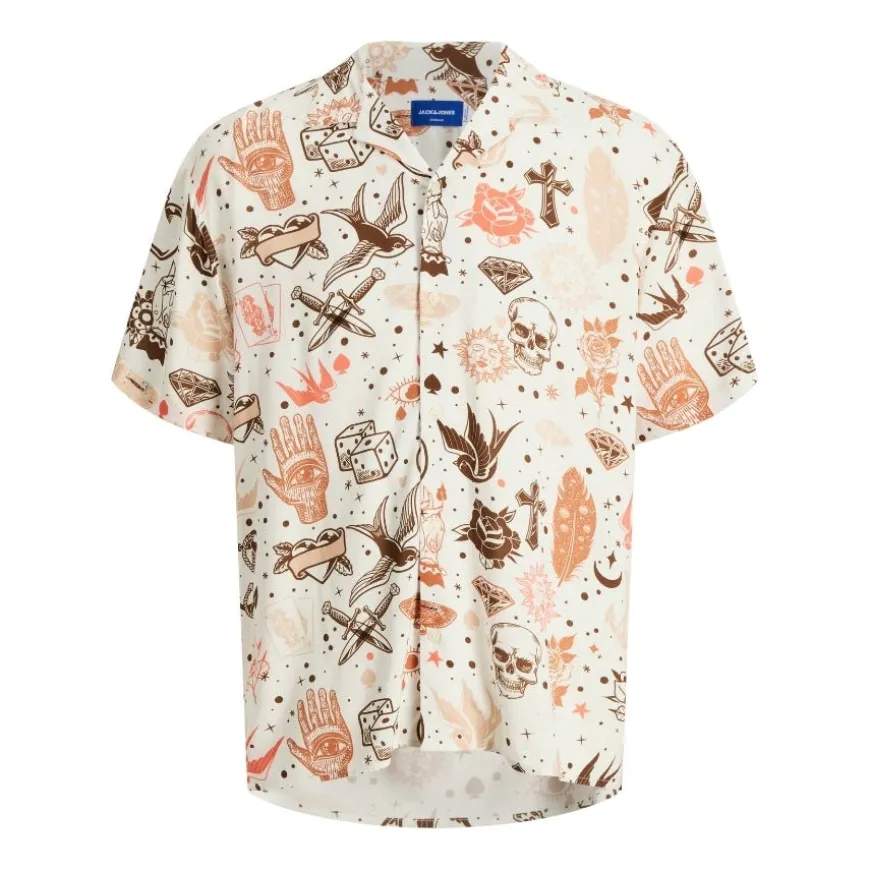 Camisas manga corta Jack & jones Jormiguel Aop Resort Shirt Ss Smu