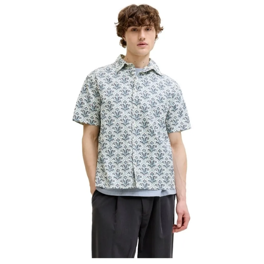 Camisas manga corta Jack & jones Jorcassis Seersucker Aop Shirt Ss