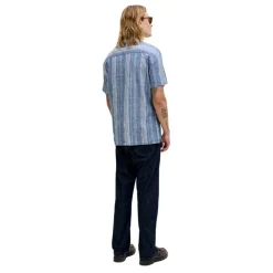 Camisas manga corta Jack & jones Jprblusummer Lin. Blen Dobby Ss Shirt Sn