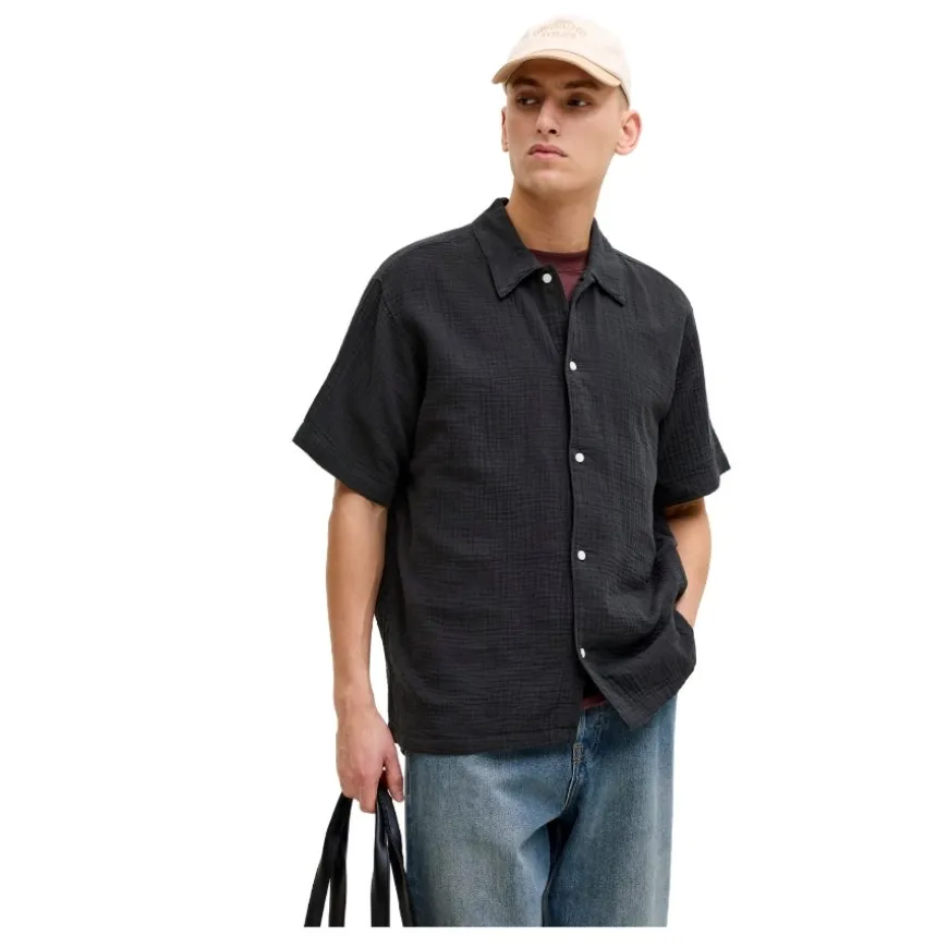 Camisas manga corta Jack & jones Jormontauk Crochet Shirt Ss Sa26 Ln