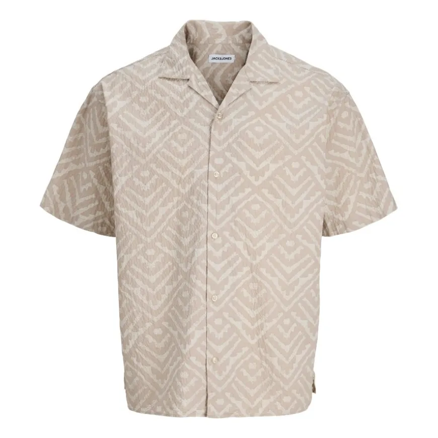Camisas manga corta Jack & jones Jjmilo Seersucker Resort Shirt Ss