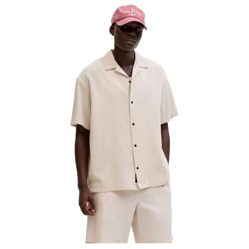 Camisas manga corta Jack & jones Jjebreeze Linen Blend Shirt S S Sn