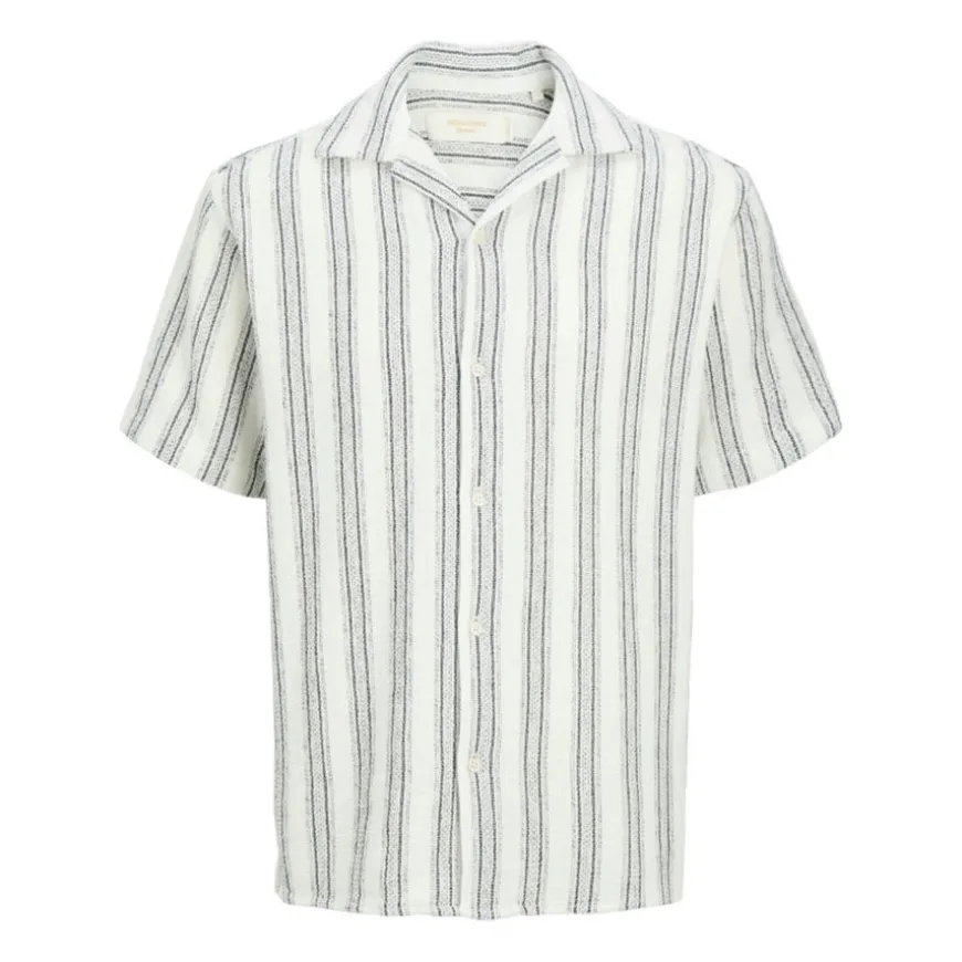 Camisas manga corta Jack & jones Jorcoba Stripe Resort Shirt Ss Sn