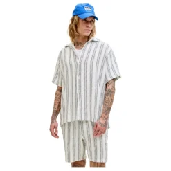 Camisas manga corta Jack & jones Jorcoba Stripe Resort Shirt Ss Sn