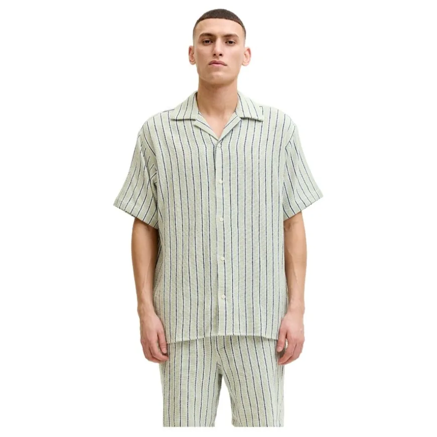 Camisas manga corta Jack & jones Jorcoba Stripe Resort Shirt Ss Sn