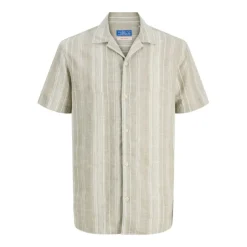 Camisas manga corta Jack & jones Jprblusummer Lin. Blen Dobby Ss Shirt Sn