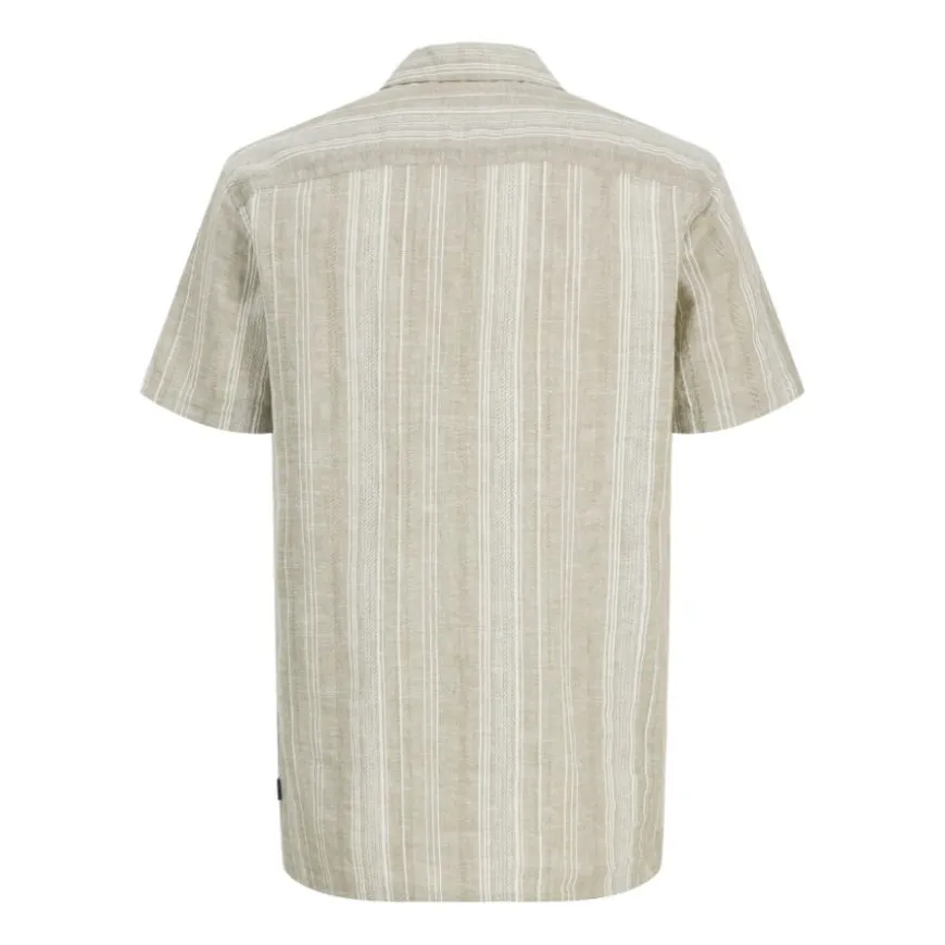 Camisas manga corta Jack & jones Jprblusummer Lin. Blen Dobby Ss Shirt Sn