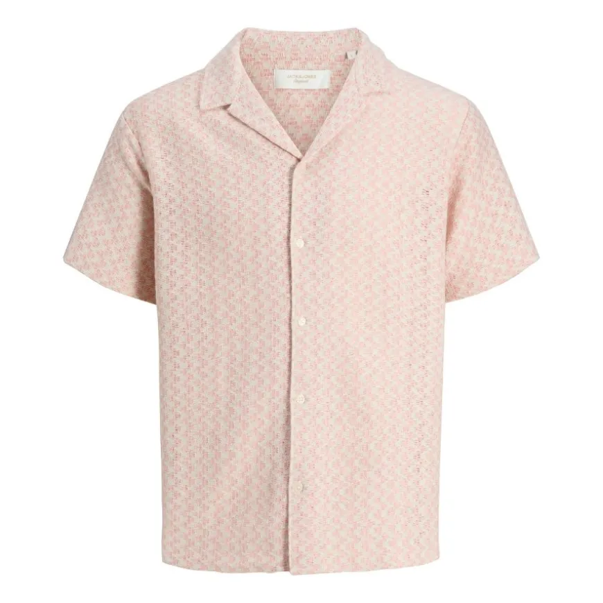 Camisas manga corta Jack & jones Jormontauk Crochet Shirt Ss Sa26 Ln