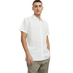 Camisas manga corta Jack & jones Jjesummer Linen Blend Shirt Ss Sn