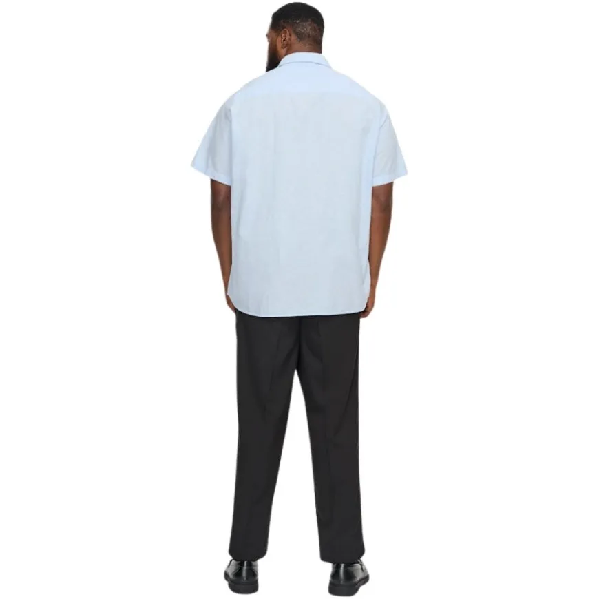 Camisas manga corta Jack & jones plus Jjebreeze Linen Blend Shirt Ss Sn Pls
