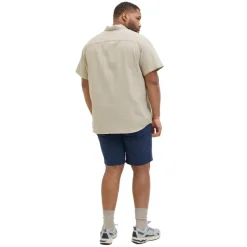 Camisas manga corta Jack & jones plus Jprcceaston Seersucker S S Shirt Pls