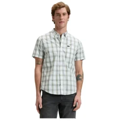 Camisas manga corta Lee LEE BUTTON DOWN SS DESERT SAGE SAFA