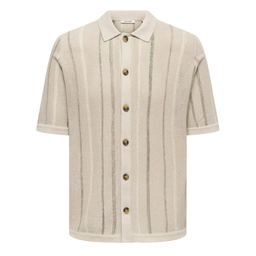 Camisas manga corta Only & sons Onstobby Life Rlx Ss Shirt Knit Noos