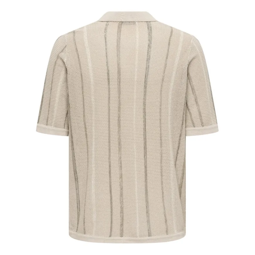 Camisas manga corta Only & sons Onstobby Life Rlx Ss Shirt Knit Noos