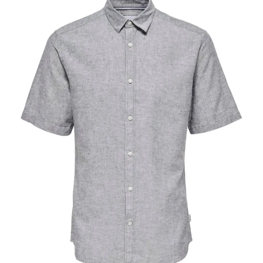 Camisas manga corta Only & sons Onscaiden Ss Linen Shirt