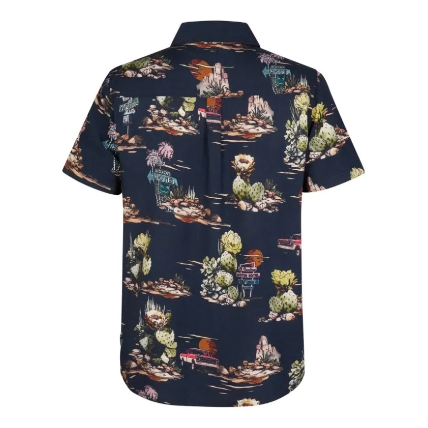 Camisas manga corta Petrol Men Shirt Short Sleeve AOP