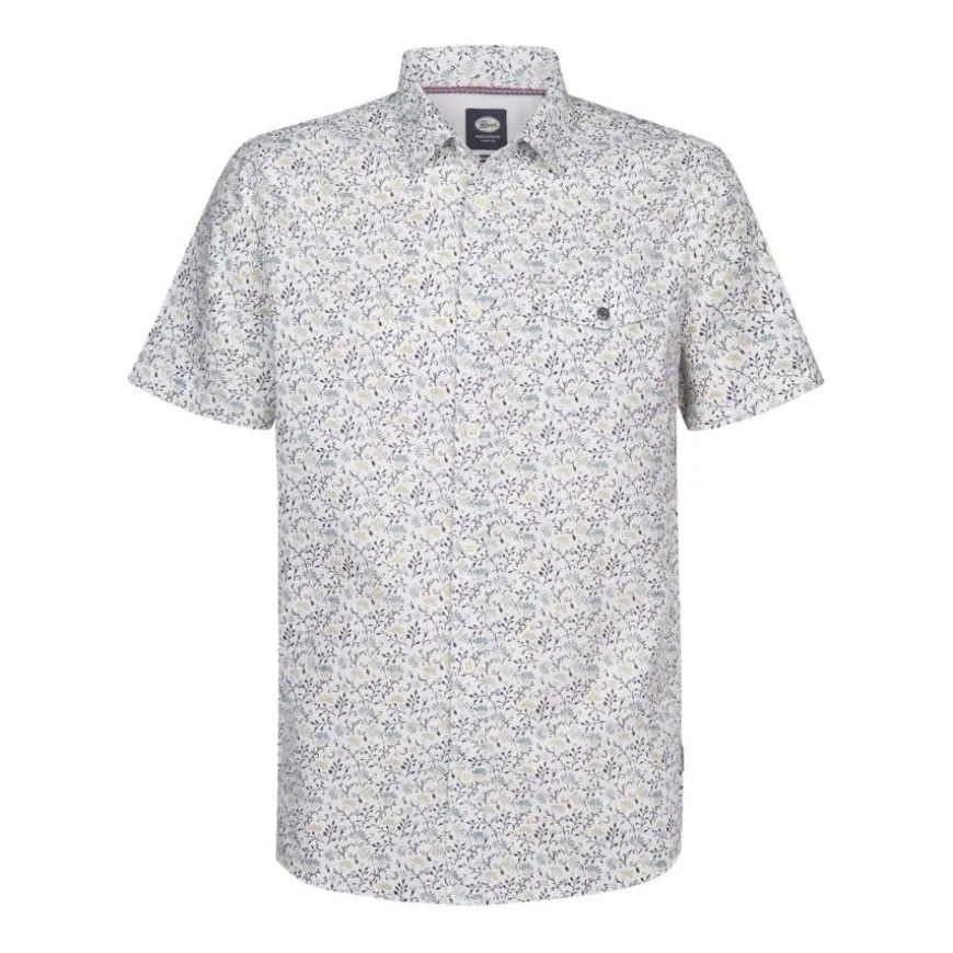 Camisas manga corta Petrol Men Shirt Short Sleeve AOP
