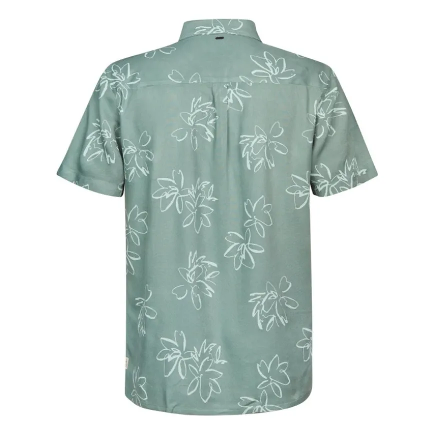 Camisas manga corta Petrol Men Shirt Short Sleeve AOP