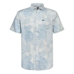 Camisas manga corta Petrol Men Shirt Short Sleeve AOP